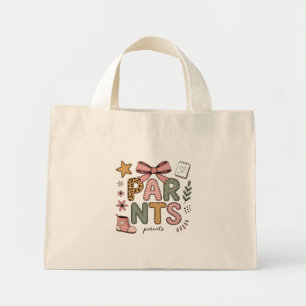 Cadeau voor nieuwe ouders in kinderkamerstijl mini tote bag