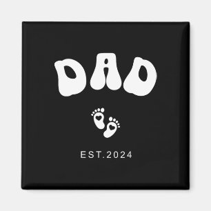 Cadeau voor nieuwe papa's en mama's voor vrouwen e magneet
