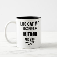 Cadeau voor nieuwe schrijver Funny Author School A