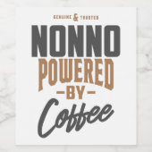 Cadeau voor Nonno Wijn Etiket (Enkel label)