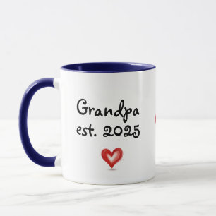 Cadeau voor opa, gepersonaliseerd met jaar & naam, mok