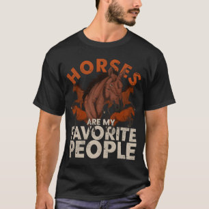Cadeau voor paardrijder dierenvriend dier grappig t-shirt