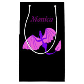 cadeau voor Paarse drakenmonogram Klein Cadeauzakje (Voorkant)