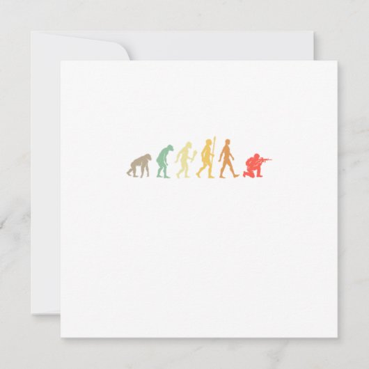  cadeau voor Paintball Evolution Kaart (Voorkant)