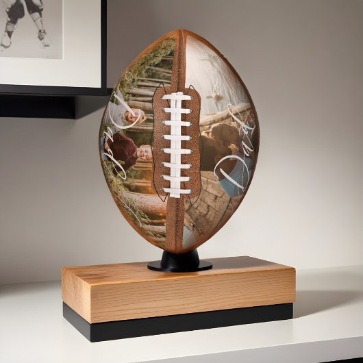 Cadeau voor papa | Classy Script Calligraphy Keepo American Football