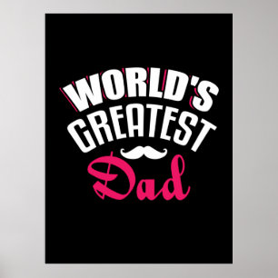 Cadeau voor papa - Grootste papa ter wereld Poster