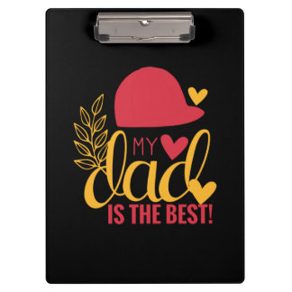 Cadeau voor papa Mijn vader is de beste Klembord