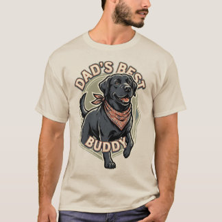 Cadeau voor papa's beste maatje Labrador Retriever T-shirt