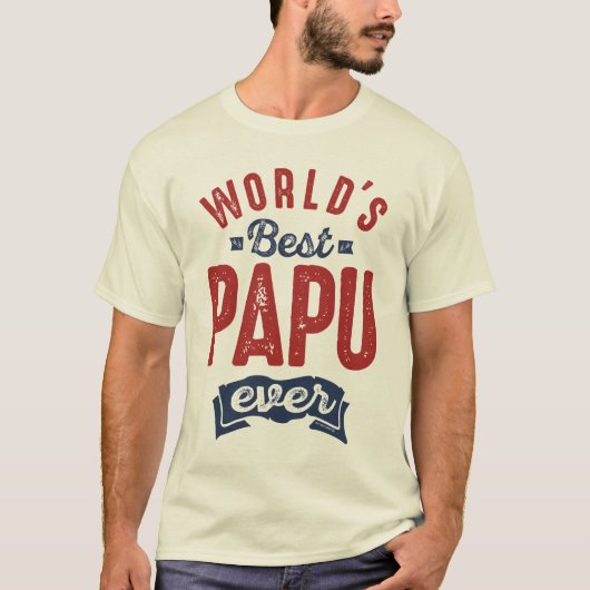 Cadeau voor Papu T-shirt (Voorkant)