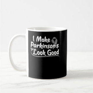 Cadeau voor Parkinson Patiënten met grijze bewustw Koffiemok