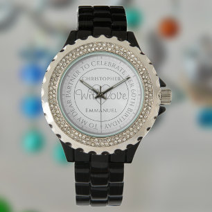 Cadeau voor Partner. 60e verjaardag Gift Watch Horloge