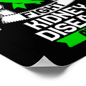 Cadeau voor patiënten met nierziekte - CKD Awarene Poster (Hoek)