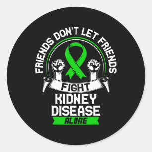 Cadeau voor patiënten met nierziekte - CKD Awarene Ronde Sticker