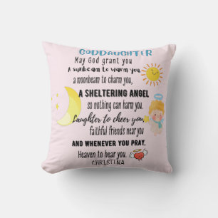 Cadeau voor peetdochter Motiverend en bemoedigend  Kussen