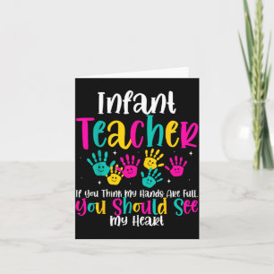 Cadeau voor Peuterleidster met Quote over Vol Hart Bedankkaart