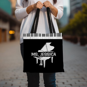 Cadeau voor pianolerares piano draagtas