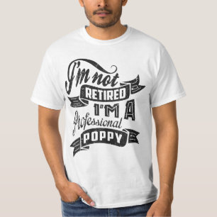 Cadeau voor professionele papaver t-shirt