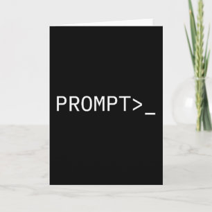 Cadeau voor Prompt Coder voor Ai Prompt Engineer & Kaart