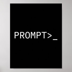 Cadeau voor Prompt-coder voor Ai-promptingenieur & Poster