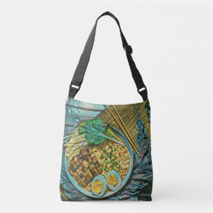 Cadeau voor Ramen liefhebbers Crossbody Tas