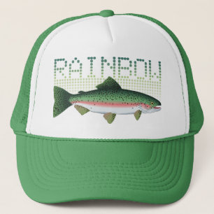 cadeau voor regenboogforel voor een boer of visser trucker pet