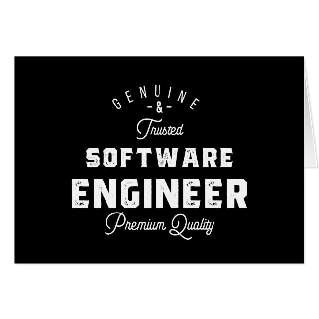 Cadeau voor software engineer (Voorkant Horizontaal)