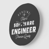 Cadeau voor software engineer grote klok (Hoek)