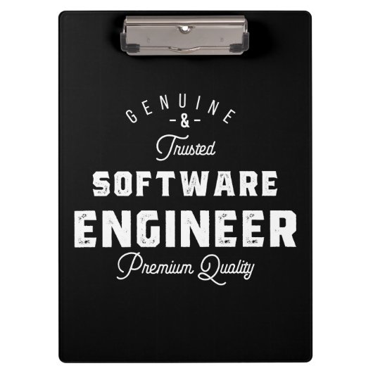 Cadeau voor software engineer klembord (Voorkant)