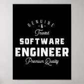 Cadeau voor software engineer poster (Voorkant)