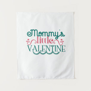 Cadeau voor stel Mammie's Kleine Valentijn Wandkleed