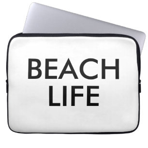 Cadeau voor strandredder laptop sleeve