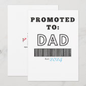 Cadeau voor toekomstige vader kaart (Voorkant / Achterkant)