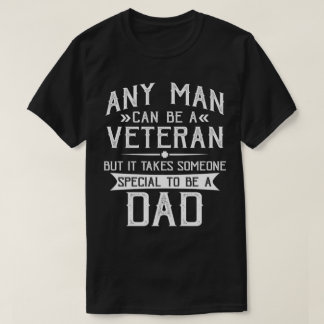 Cadeau voor trotse veteran vader voor hem Vaderdag T-shirt