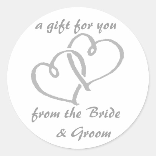 Cadeau voor u Sticker (Voorkant)