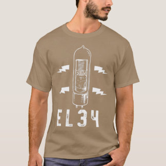 cadeau voor vacuümbuis analoge radio-elektronica t-shirt