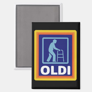 Cadeau voor Vaderdag Grappige Oude Parodie Cadeau Magneet