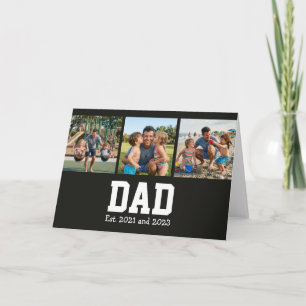 Cadeau voor Vaderdag met Vet Zwarte Lettertype 3 F Kaart