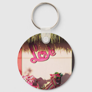cadeau voor Valentijnsdag voor fietsers Sleutelhanger