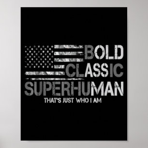 Cadeau voor verjaardag van vader met vintage spreu poster