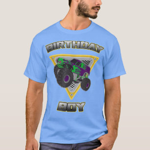 Cadeau voor verjaardagsfeestje monstertruck jongen t-shirt