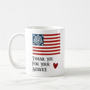 Cadeau voor veteranen Bedankt voor uw dienst Koffiemok