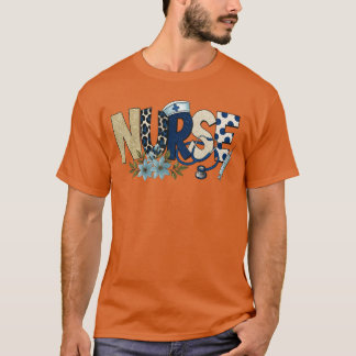Cadeau voor vintage verpleegster voor mannen vrouw t-shirt