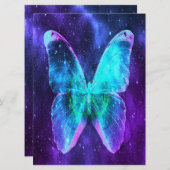 cadeau voor vlinderdoek voor vlinder | Cute B (Voorkant / Achterkant)