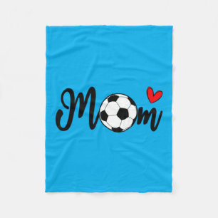 Cadeau voor voetbalmoeder, grappige Moederdag voet Fleece Deken