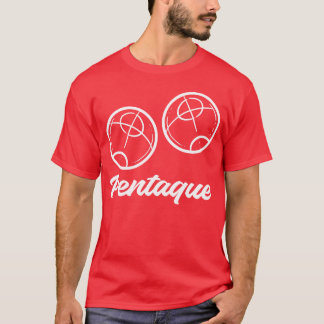 Cadeau voor vriend(in) Pétanque-spel Hobbymatériee T-shirt