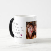 cadeau voor vrienden bedankt dat je mijn therapeut magische mok (Voorkant links)