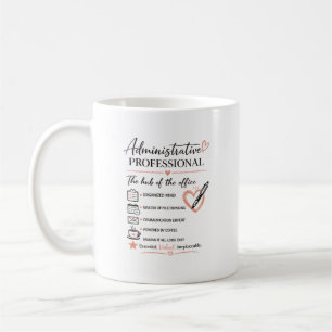 Cadeau voor waardering administratief professional koffiemok