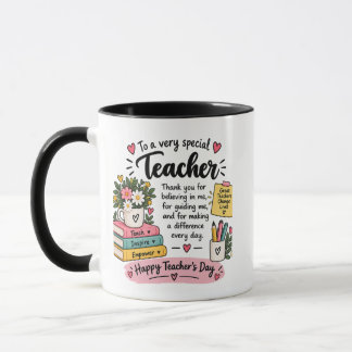 Cadeau voor waardering van leraren | Gelukkige Dag Mok