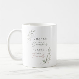 Cadeau voor waardering van vriendschap met collega koffiemok