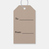 cadeau voor wilde eenden labels cadeaulabel (Achterkant)